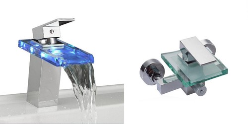 Led acqua cascata - led, vetro