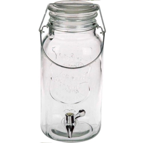 Caraffa dispenser in vetro - 4, l