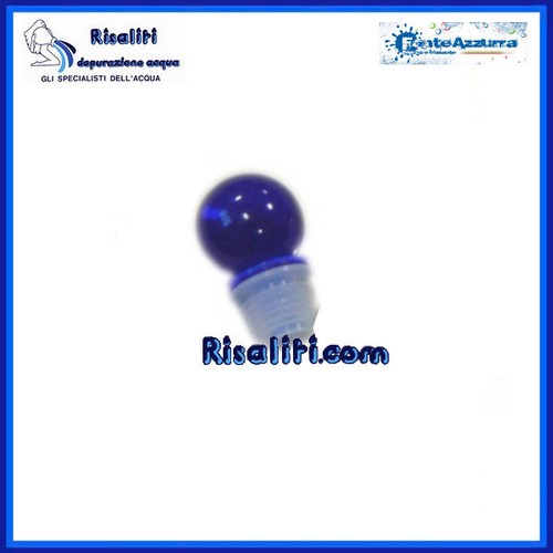 Tappo plastica blu - di,