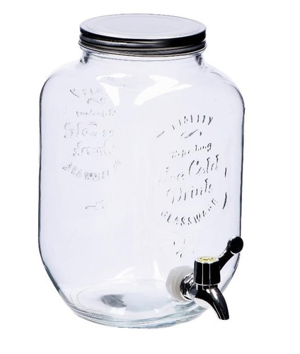 Bottiglia dispenser vetro - dispenser,