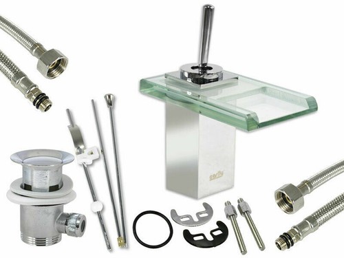 Rubinetto lavabo cascata - rubinetto, con